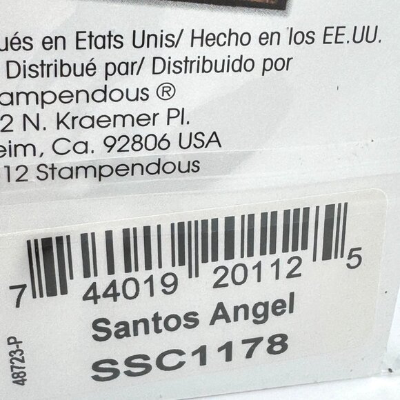 Stampendous Perfectly Clear Stamp Sets Santos Angel & Charm Set Cardmaking - Picture 5 of 14